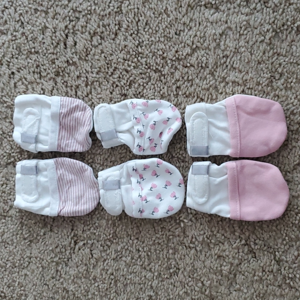 Hapiu baby no scratch mittens